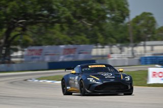 #26 Aston Martin Vantage AMR GT4 EVO of Hannah Grisham and Hannah Greenemeier, Heart of Racing Team, GT4 America, Silver, SRO America, Sebring International Raceway, Sebring, FL May 15 - 18, 2025
 | SRO Motorsports Group