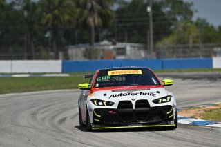 #52 BMW M4 GT4 (G82) EVO of Zac Anderson and Colin Garett, AutoTechnic Racing, GT4 America, Silver, SRO America, Sebring International Raceway, Sebring, FL May 15 - 18, 2025
 | SRO Motorsports Group