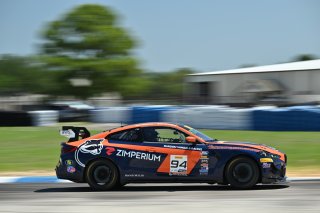#94 BMW M4 GT4 (G82) EVO of Sam Craven and Josh Green, Random Vandals Racing, GT4 America, Pro-Am, SRO America, Sebring International Raceway, Sebring, FL May 15 - 18, 2025
 | SRO Motorsports Group