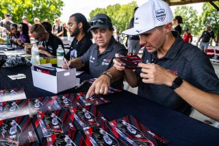 Autograph Session at GT4 America, SRO America, Virginia International Raceway, Alton, VA, July 17-20, 2025.
 | SRO Motorsports Group