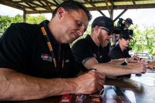 Autograph Session at GT4 America, SRO America, Virginia International Raceway, Alton, VA, July 17-20, 2025.
 | SRO Motorsports Group