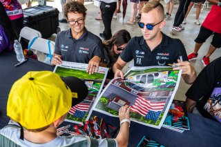 Autograph Session at GT4 America, SRO America, Virginia International Raceway, Alton, VA, July 17-20, 2025.
 | SRO Motorsports Group