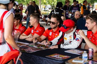 Autograph Session at GT4 America, SRO America, Virginia International Raceway, Alton, VA, July 17-20, 2025.
 | SRO Motorsports Group
