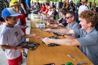Autograph Session at GT4 America, SRO America, Virginia International Raceway, Alton, VA, July 17-20, 2025.
 | SRO Motorsports Group