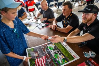 Autograph Session at GT4 America, SRO America, Virginia International Raceway, Alton, VA, July 17-20, 2025.
 | SRO Motorsports Group