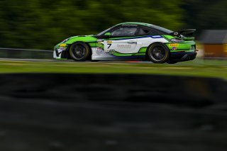 #7 Porsche 718 Cayman GT4 RS Clubsport of Curt Swearingin and Riley Dickinson, ACI Motorsports, GT4 America, Pro-Am, SRO America, Virginia International Raceway, Alton, VA, July 18 - 20, 2025
 | Fred Hardy Jr. | www.FredHardyPhoto.com &copy;2025 