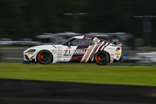 #71 Toyota Gazoo Racing GR Supra GT4 EVO2 of Nicolai Elghanayan and Mads Siljehaug, Marco Polo Motorsports, GT4 America, Silver, SRO America, Virginia International Raceway, Alton, VA, July 18 - 20, 2025
 | Fred Hardy Jr. | www.FredHardyPhoto.com &copy;2025 