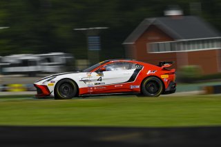 #4 Aston Martin Vantage AMR GT4 of Braydon Arthur and Mike David Ortmann, JMF Motorsports, GT4 America, Silver, SRO America, Virginia International Raceway, Alton, VA, July 18 - 20, 2025
 | Fred Hardy Jr. | www.FredHardyPhoto.com ©2025 