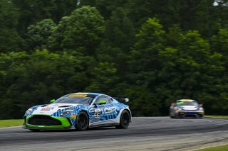 #39 Aston Martin Vantage AMR GT4 of Max Hewitt and Luca Mars, van der Steur Racing, GT4 America, Silver, SRO America, Virginia International Raceway, Alton, VA, July 18 - 20, 2025
 | Fred Hardy Jr. | www.FredHardyPhoto.com ©2025 