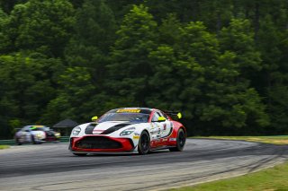 #3 Aston Martin Vantage AMR GT4 of Jesse Webb and Jonathan Neudorf, JMF Motorsports, GT4 America, Silver, SRO America, Virginia International Raceway, Alton, VA, July 18 - 20, 2025
 | Fred Hardy Jr. | www.FredHardyPhoto.com ©2025 