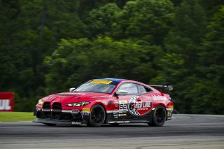 #82 BMW M4 GT4 (G82) EVO of James Walker Jr and Tyler McQuarrie, BimmerWorld, GT4 America, Pro-Am, SRO America, Virginia International Raceway, Alton, VA, July 18 - 20, 2025
 | Fred Hardy Jr. | www.FredHardyPhoto.com ©2025 