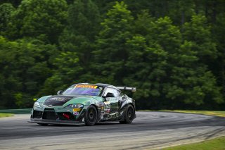 #606 Toyota Gazoo Racing GR Supra GT4 EVO2 of Allen Patten and Laura Hayes, Thunder Bunny Racing, GT4 America, Am, SRO America, Virginia International Raceway, Alton, VA, July 18 - 20, 2025
 | Fred Hardy Jr. | www.FredHardyPhoto.com ©2025 