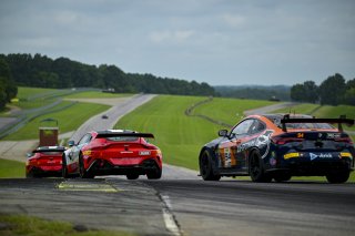 #4 Aston Martin Vantage AMR GT4 of Braydon Arthur and Mike David Ortmann, JMF Motorsports, GT4 America, Silver, SRO America, Virginia International Raceway, Alton, VA, July 18 - 20, 2025
 | Fred Hardy Jr. | www.FredHardyPhoto.com ©2025 