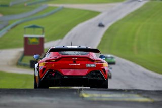 #4 Aston Martin Vantage AMR GT4 of Braydon Arthur and Mike David Ortmann, JMF Motorsports, GT4 America, Silver, SRO America, Virginia International Raceway, Alton, VA, July 18 - 20, 2025
 | Fred Hardy Jr. | www.FredHardyPhoto.com ©2025 