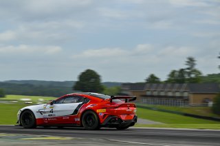 #4 Aston Martin Vantage AMR GT4 of Braydon Arthur and Mike David Ortmann, JMF Motorsports, GT4 America, Silver, SRO America, Virginia International Raceway, Alton, VA, July 18 - 20, 2025
 | Fred Hardy Jr. | www.FredHardyPhoto.com ©2025 