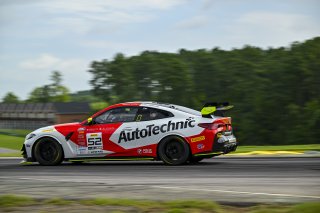 #52 BMW M4 GT4 (G82) EVO of Zac Anderson and Colin Garett, AutoTechnic Racing, GT4 America, Silver, SRO America, Virginia International Raceway, Alton, VA, July 18 - 20, 2025
 | Fred Hardy Jr. | www.FredHardyPhoto.com ©2025 