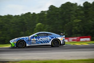 #39 Aston Martin Vantage AMR GT4 of Max Hewitt and Luca Mars, van der Steur Racing, GT4 America, Silver, SRO America, Virginia International Raceway, Alton, VA, July 18 - 20, 2025
 | Fred Hardy Jr. | www.FredHardyPhoto.com ©2025 