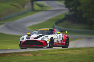 #3 Aston Martin Vantage AMR GT4 of Jesse Webb and Jonathan Neudorf, JMF Motorsports, GT4 America, Silver, SRO America, Virginia International Raceway, Alton, VA, July 18 - 20, 2025
 | Fred Hardy Jr. | www.FredHardyPhoto.com ©2025