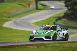 #7 Porsche 718 Cayman GT4 RS Clubsport of Curt Swearingin and Riley Dickinson, ACI Motorsports, GT4 America, Pro-Am, SRO America, Virginia International Raceway, Alton, VA, July 18 - 20, 2025
 | Fred Hardy Jr. | www.FredHardyPhoto.com &copy;2025