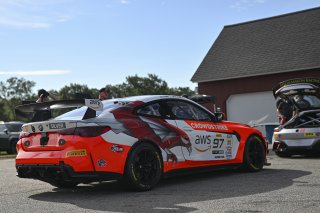 #97 BMW M4 GT4 (G82) EVO of Kenton Koch and Kevin Boehm, Random Vandals Racing, GT4 America, Silver, SRO America, Virginia International Raceway, Alton, VA, July 18 - 20, 2025
 | Fred Hardy Jr. | www.FredHardyPhoto.com ©2025 