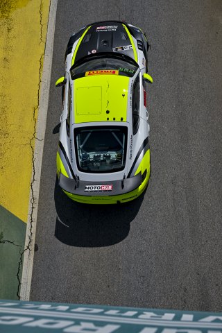 #23 Porsche 718 Cayman GT4 RS Clubsport of Michael Auriemma and Matheus Leist, NOLASPORT, GT4 America, Pro-Am, SRO America, Virginia International Raceway, Alton, VA, July 18 - 20, 2025
 | Fred Hardy Jr. | www.FredHardyPhoto.com ©2025 