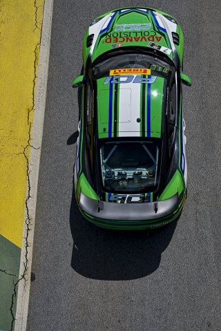 #7 Porsche 718 Cayman GT4 RS Clubsport of Curt Swearingin and Riley Dickinson, ACI Motorsports, GT4 America, Pro-Am, SRO America, Virginia International Raceway, Alton, VA, July 18 - 20, 2025
 | Fred Hardy Jr. | www.FredHardyPhoto.com ©2025 
