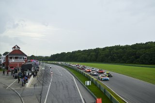 #37 Mercedes-AMG GT4 of Edward Killeen and Marc Miller, Dome Motorsport, GT4 America, Pro-Am, SRO America, Virginia International Raceway, Alton, VA, July 18 - 20, 2025 #23 Porsche 718 Cayman GT4 RS Clubsport of Michael Auriemma and Matheus Leist, NOLASPO | Fred Hardy Jr. | www.FredHardyPhoto.com &copy;2025 