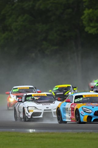 #71 Toyota Gazoo Racing GR Supra GT4 EVO2 of Nicolai Elghanayan and Mads Siljehaug, Marco Polo Motorsports, GT4 America, Silver, SRO America, Virginia International Raceway, Alton, VA, July 18 - 20, 2025
 | Fred Hardy Jr. | www.FredHardyPhoto.com ©2025 