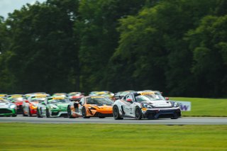 #77 Porsche 718 Cayman GT4 RS Clubsport of Danny Dyszelski and Alex Ellis, VPX Motorsport, GT4 America, Silver, SRO America, Virginia International Raceway, Alton, VA, July 18 - 20, 2025
 | Fred Hardy Jr. | www.FredHardyPhoto.com ©2025