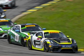 #23 Porsche 718 Cayman GT4 RS Clubsport of Michael Auriemma and Matheus Leist, NOLASPORT, GT4 America, Pro-Am, SRO America, Virginia International Raceway, Alton, VA, July 18 - 20, 2025
 | Fred Hardy Jr. | www.FredHardyPhoto.com ©2025 