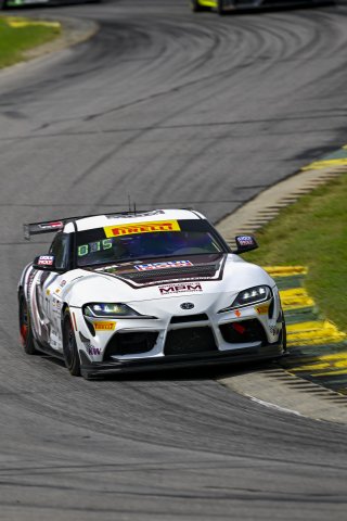 #71 Toyota Gazoo Racing GR Supra GT4 EVO2 of Nicolai Elghanayan and Mads Siljehaug, Marco Polo Motorsports, GT4 America, Silver, SRO America, Virginia International Raceway, Alton, VA, July 18 - 20, 2025
 | Fred Hardy Jr. | www.FredHardyPhoto.com &copy;2025 