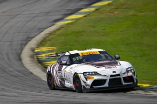 #71 Toyota Gazoo Racing GR Supra GT4 EVO2 of Nicolai Elghanayan and Mads Siljehaug, Marco Polo Motorsports, GT4 America, Silver, SRO America, Virginia International Raceway, Alton, VA, July 18 - 20, 2025
 | Fred Hardy Jr. | www.FredHardyPhoto.com &copy;2025 
