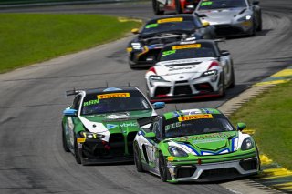 #7 Porsche 718 Cayman GT4 RS Clubsport of Curt Swearingin and Riley Dickinson, ACI Motorsports, GT4 America, Pro-Am, SRO America, Virginia International Raceway, Alton, VA, July 18 - 20, 2025
 | Fred Hardy Jr. | www.FredHardyPhoto.com &copy;2025 