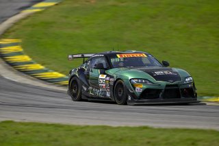 #606 Toyota Gazoo Racing GR Supra GT4 EVO2 of Allen Patten and Laura Hayes, Thunder Bunny Racing, GT4 America, Am, SRO America, Virginia International Raceway, Alton, VA, July 18 - 20, 2025
 | Fred Hardy Jr. | www.FredHardyPhoto.com ©2025 