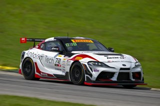#72 Toyota Gazoo Racing GR Supra GT4 EVO2 of Anthony Geraci and Kenny Schmied, RAFA Racing Team, GT4 America, Am, SRO America, Virginia International Raceway, Alton, VA, July 18 - 20, 2025
 | Fred Hardy Jr. | www.FredHardyPhoto.com ©2025 