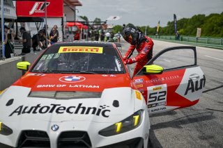 #52 BMW M4 GT4 (G82) EVO of Zac Anderson and Colin Garett, AutoTechnic Racing, GT4 America, Silver, SRO America, Virginia International Raceway, Alton, VA, July 18 - 20, 2025
 | Fred Hardy Jr. | www.FredHardyPhoto.com ©2025 