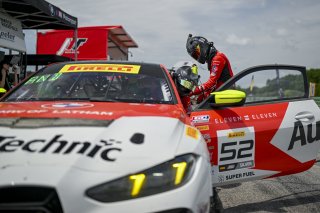 #52 BMW M4 GT4 (G82) EVO of Zac Anderson and Colin Garett, AutoTechnic Racing, GT4 America, Silver, SRO America, Virginia International Raceway, Alton, VA, July 18 - 20, 2025
 | Fred Hardy Jr. | www.FredHardyPhoto.com ©2025 