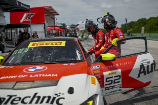 #52 BMW M4 GT4 (G82) EVO of Zac Anderson and Colin Garett, AutoTechnic Racing, GT4 America, Silver, SRO America, Virginia International Raceway, Alton, VA, July 18 - 20, 2025
 | Fred Hardy Jr. | www.FredHardyPhoto.com ©2025 