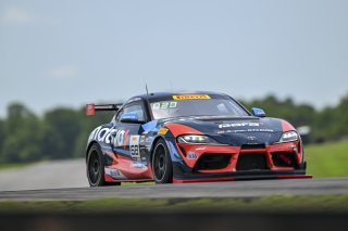 #68 Toyota Gazoo Racing GR Supra GT4 EVO2 of Tyler Gonzalez and Gresham Wagner RAFA Racing Team, GT4 America, Silver, SRO America, Virginia International Raceway, Alton, VA, July 18 - 20, 2025
 | Fred Hardy Jr. | www.FredHardyPhoto.com ©2025 