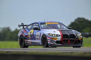 #413 BMW M4 GT4 (G82) EVO of Craig Lumsden and Zach Lumsden, Flying Lizard Motorsports, GT4 America, Pro-Am, SRO America, Virginia International Raceway, Alton, VA, July 18 - 20, 2025
 | Fred Hardy Jr. | www.FredHardyPhoto.com ©2025 