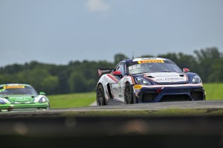 #77 Porsche 718 Cayman GT4 RS Clubsport of Danny Dyszelski and Alex Ellis, VPX Motorsport, GT4 America, Silver, SRO America, Virginia International Raceway, Alton, VA, July 18 - 20, 2025
 | Fred Hardy Jr. | www.FredHardyPhoto.com ©2025 