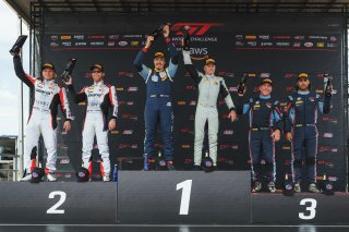 #72 Toyota Gazoo Racing GR Supra GT4 EVO2 of Anthony Geraci and Kenny Schmied, RAFA Racing Team, GT4 America, Am, #413 BMW M4 GT4 (G82) EVO of Judson Holt and Denny Stripling, Flying Lizard Motorsports, Pro-Am, SRO America, Virginia International Raceway, | Fred Hardy Jr. | www.FredHardyPhoto.com ©2025