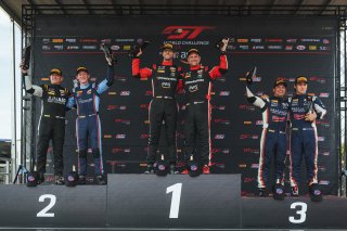 #97 BMW M4 GT4 (G82) EVO of Kenton Koch and Kevin Boehm, Random Vandals Racing, GT4 America, Silver, #77 Porsche 718 Cayman GT4 RS Clubsport of Danny Dyszelski and Alex Ellis, VPX Motorsport, #37 Mercedes-AMG GT4 of Edward Killeen and Marc Miller, Dome Mo | Fred Hardy Jr. | www.FredHardyPhoto.com ©2025