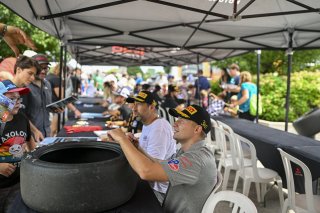 #71 Toyota Gazoo Racing GR Supra GT4 EVO2 of Nicolai Elghanayan and Mads Siljehaug, Marco Polo Motorsports, GT4 America, Silver, SRO America, Road America, Elkhart Lake, WI, Aug 15 - 17, 2025
 | Fred Hardy Jr. | www.FredHardyPhoto.com &copy;2025 