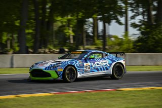 #39 Aston Martin Vantage AMR GT4 of Max Hewitt and Luca Mars, van der Steur Racing, GT4 America, Silver, SRO America, Road America, Elkhart Lake, WI, Aug 15 - 17, 2025
 | Fred Hardy Jr. | www.FredHardyPhoto.com ©2025 