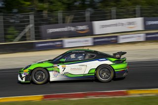 #7 Porsche 718 Cayman GT4 RS Clubsport of Curt Swearingin and Riley Dickinson, ACI Motorsports, GT4 America, Pro-Am, SRO America, Road America, Elkhart Lake, WI, Aug 15 - 17, 2025
 | Fred Hardy Jr. | www.FredHardyPhoto.com &copy;2025 
