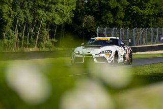 #71 Toyota Gazoo Racing GR Supra GT4 EVO2 of Nicolai Elghanayan and Mads Siljehaug, Marco Polo Motorsports, GT4 America, Silver, SRO America, Road America, Elkhart Lake, WI, Aug 15 - 17, 2025
 | Fred Hardy Jr. | www.FredHardyPhoto.com &copy;2025 