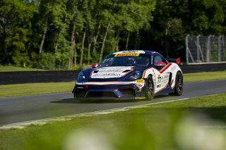#77 Porsche 718 Cayman GT4 RS Clubsport of Danny Dyszelski and Alex Ellis, VPX Motorsport, GT4 America, Silver, SRO America, Road America, Elkhart Lake, WI, Aug 15 - 17, 2025
 | Fred Hardy Jr. | www.FredHardyPhoto.com ©2025 
