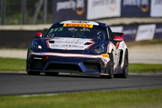 #77 Porsche 718 Cayman GT4 RS Clubsport of Danny Dyszelski and Alex Ellis, VPX Motorsport, GT4 America, Silver, SRO America, Road America, Elkhart Lake, WI, Aug 15 - 17, 2025
 | Fred Hardy Jr. | www.FredHardyPhoto.com ©2025 