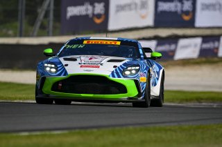 #39 Aston Martin Vantage AMR GT4 of Max Hewitt and Luca Mars, van der Steur Racing, GT4 America, Silver, SRO America, Road America, Elkhart Lake, WI, Aug 15 - 17, 2025
 | Fred Hardy Jr. | www.FredHardyPhoto.com ©2025 